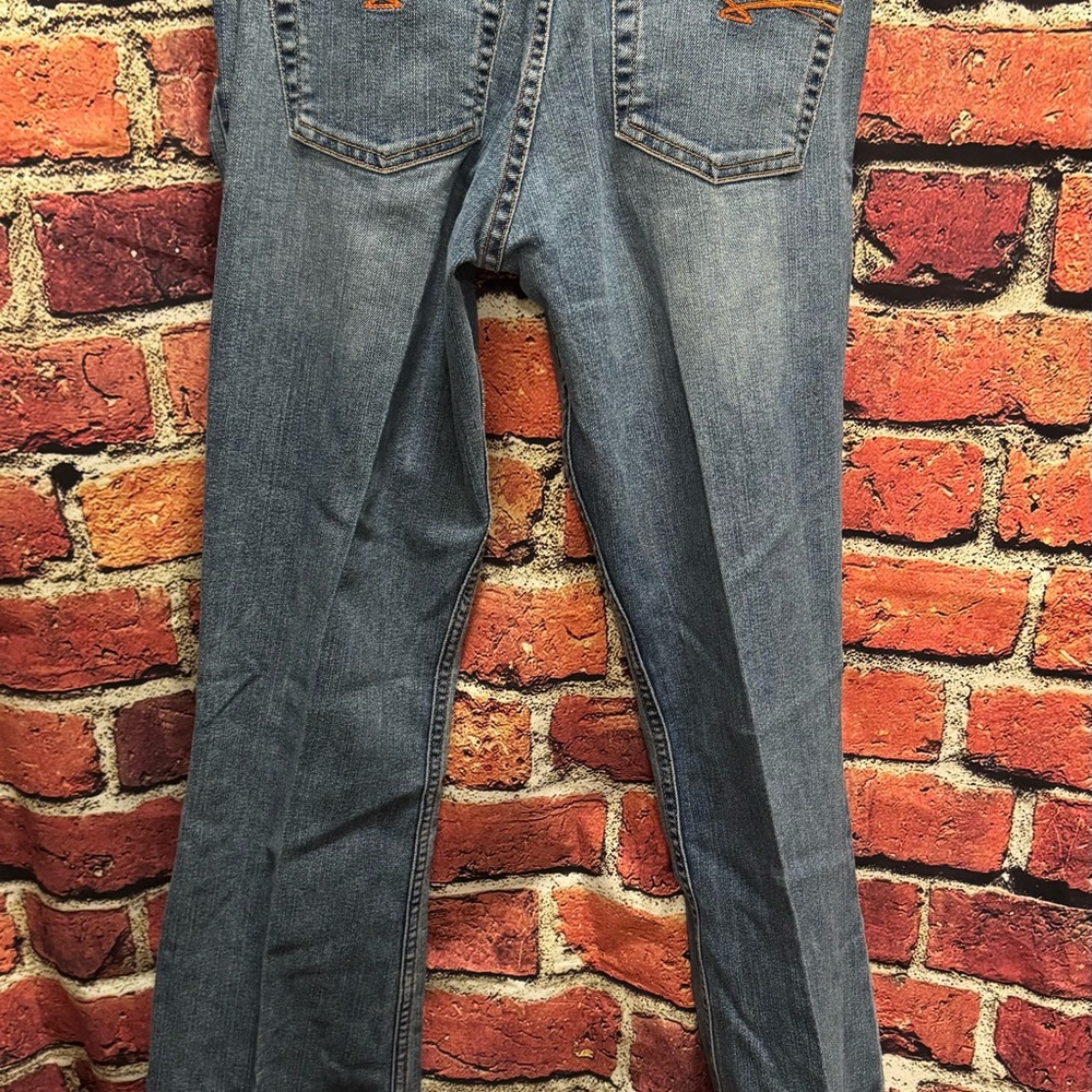 Preowned Cruel Girl Women's Straight Leg Blue Jeans Size 9 XLong Item #PHK7271 - Picture 4 of 4